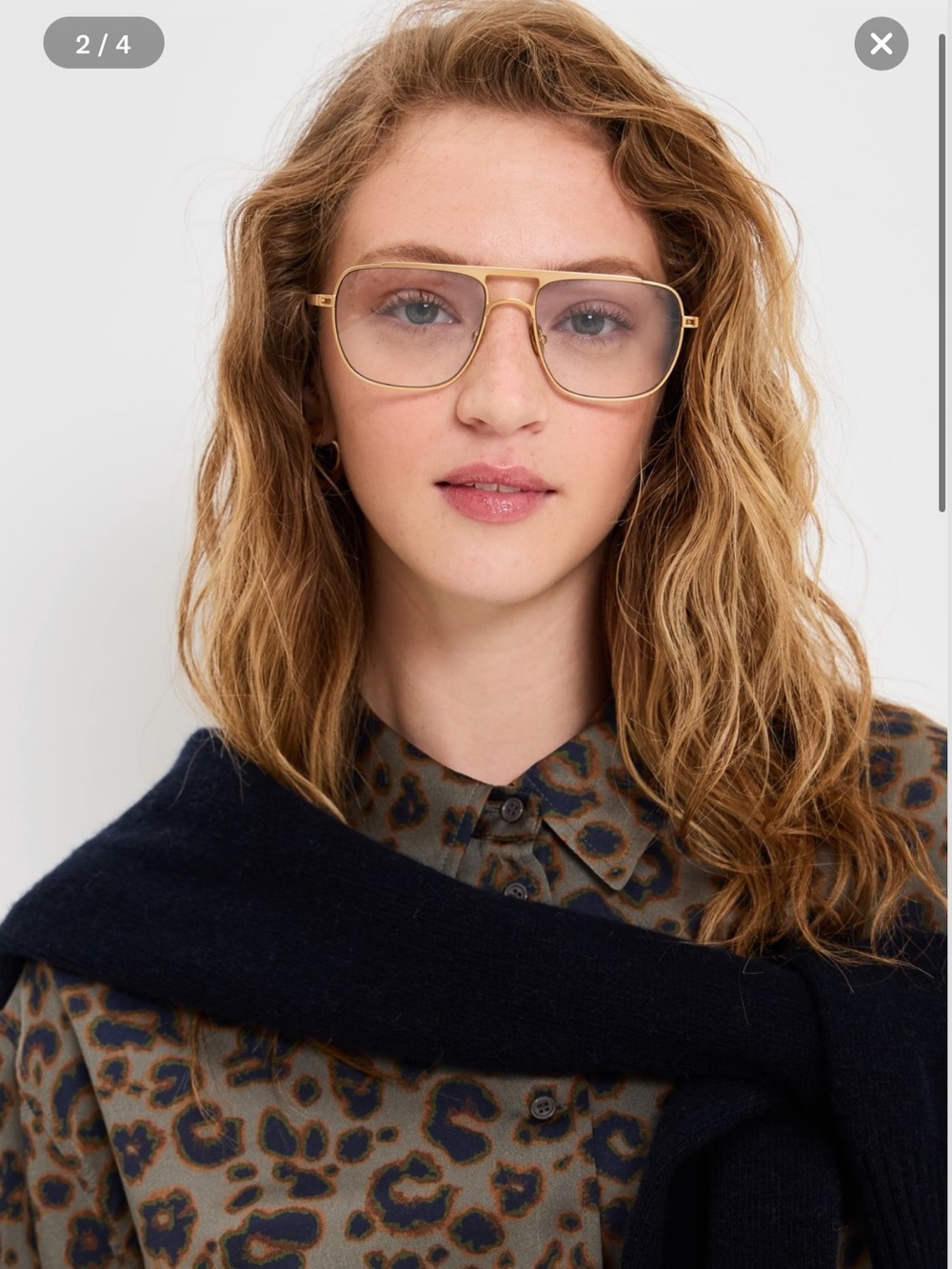 Elisa Johnson Jane Metal Sunglasses
